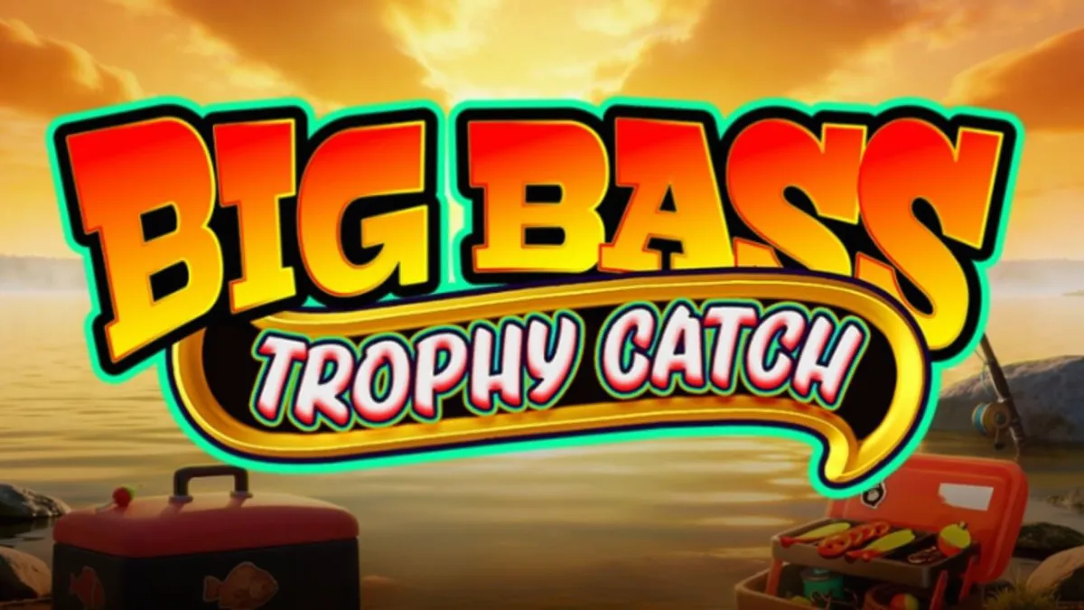 Tampilan visual slot Big Bass Trophy Catch dengan tema memancing